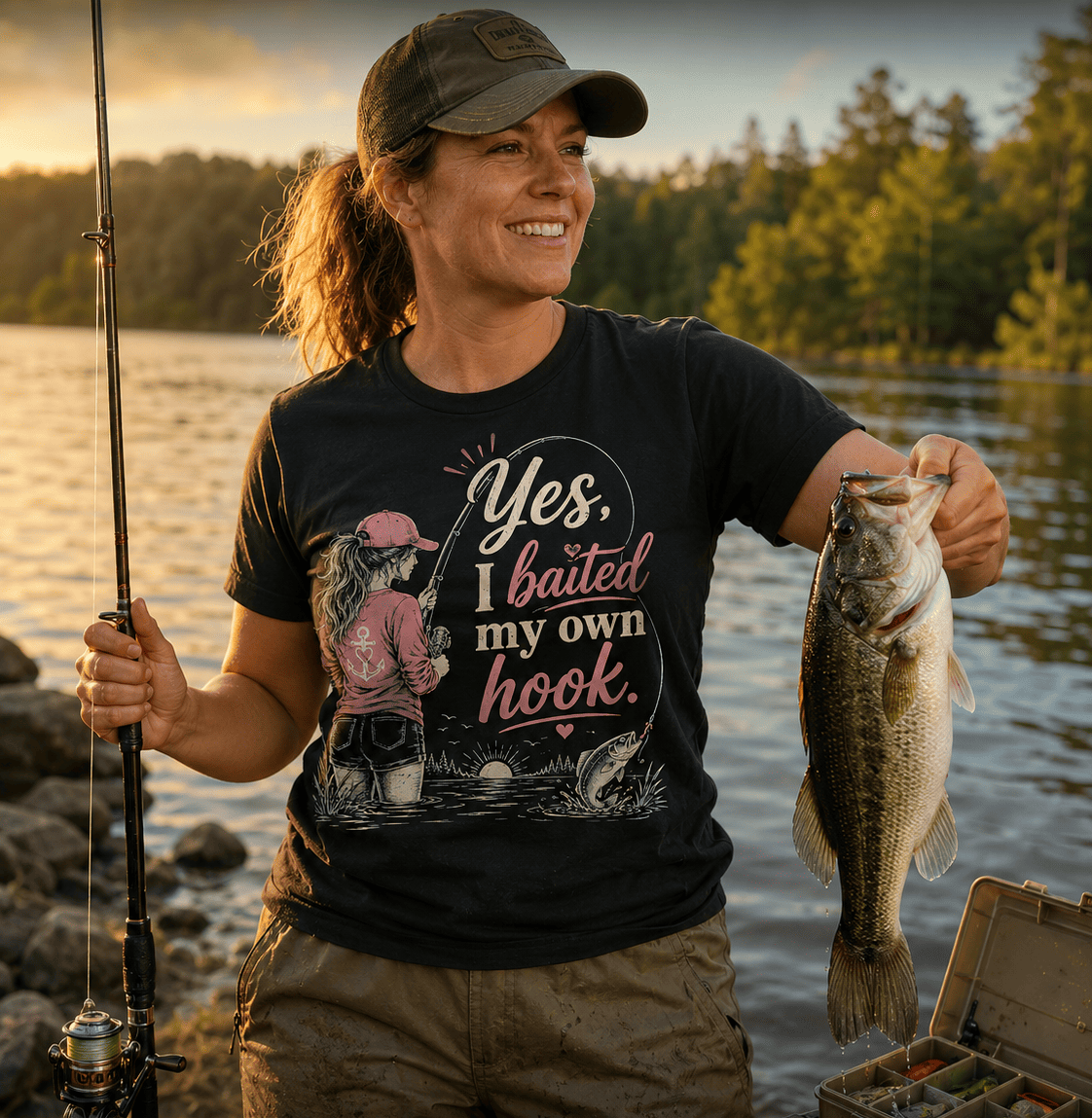 Baited My Own Hook fishing tee